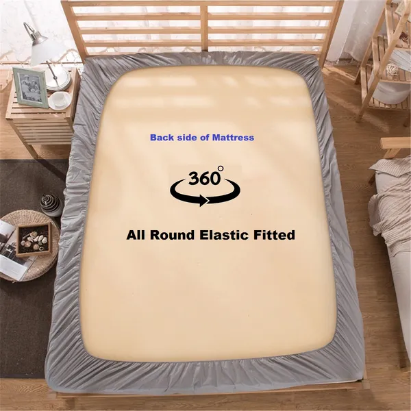 ELITE_-_FIT_Elasticated_Fitted_Bedsheet_with_All-Around_Elastic_|_Wrinkle-Free_Poly_Cotton_Blend_|_Perfect_Fit_for_Mattress_up_to_6_Inches_|_Soft,_Breathable_&_Easy_Care