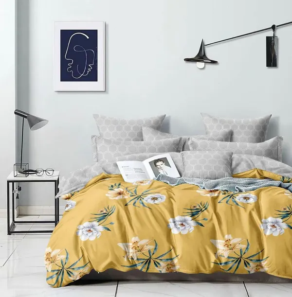 ELITE_-_FIT_Elasticated_Fitted_Bedsheet_with_All-Around_Elastic_|_Wrinkle-Free_Poly_Cotton_Blend_|_Perfect_Fit_for_Mattress_up_to_6_Inches_|_Soft,_Breathable_&_Easy_Care