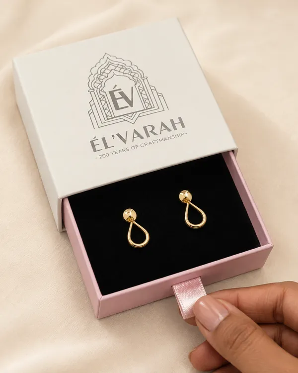 Gold_Tone_Teardrop_Drop_Earrings
