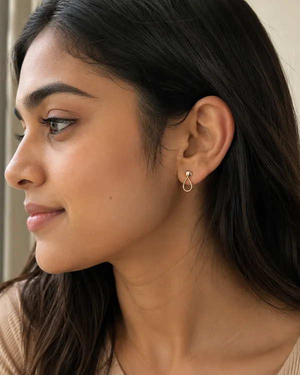 Gold_Tone_Teardrop_Drop_Earrings