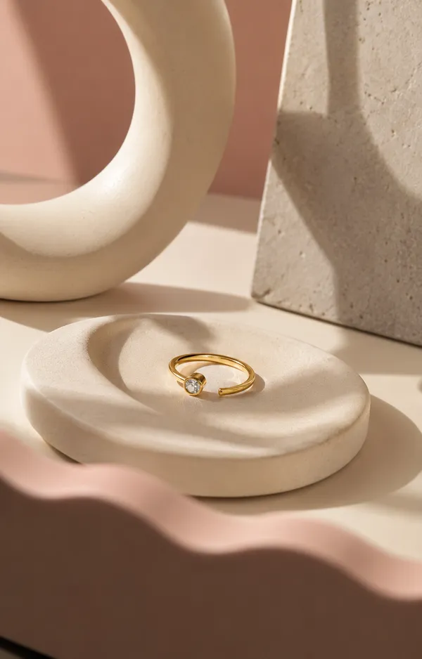 Gold_Tone_925_Silver_Open_Ring_for_Women