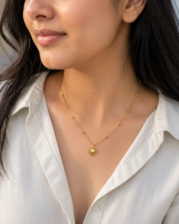 Gold_Tone_Beaded_Heart_Pendant_Necklace_for_Women