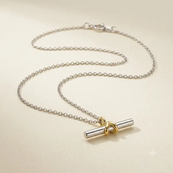 Silver_Gold_Bow_Pendant_Necklace_for_Women