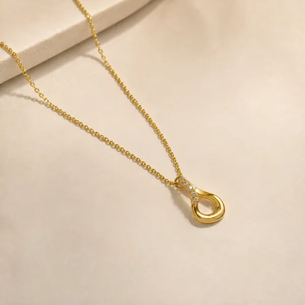 Gold_Tone_Loop_Pendant_Necklace_for_Women