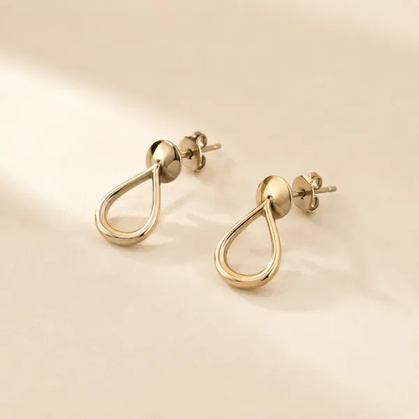 Gold_Tone_Teardrop_Drop_Earrings