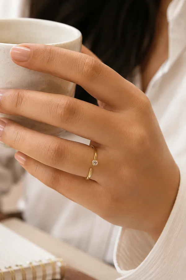 Gold_Tone_925_Silver_Open_Ring_for_Women