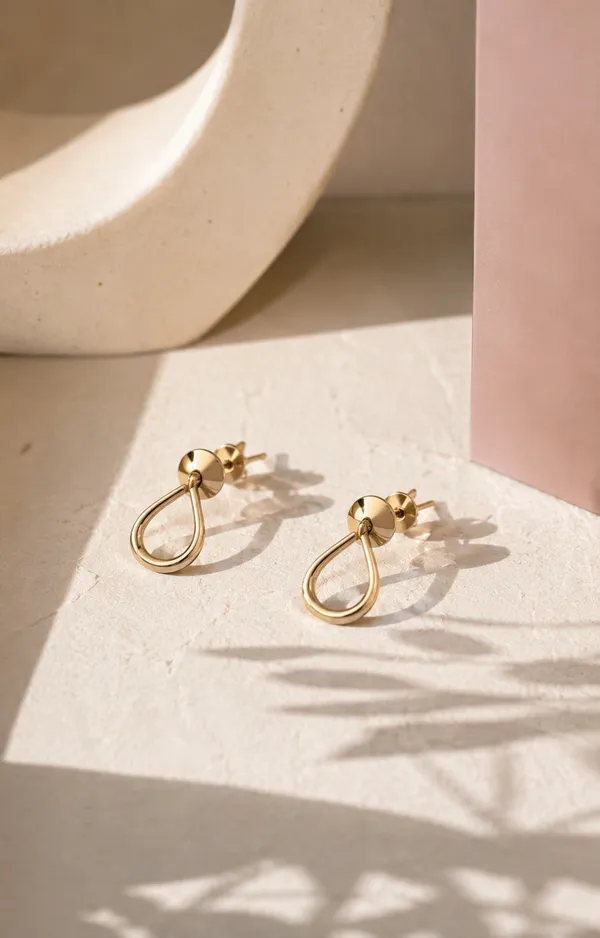 Gold_Tone_Teardrop_Drop_Earrings