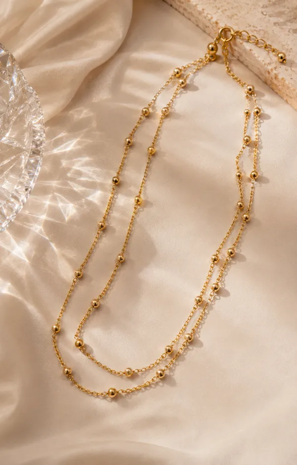Gold_Tone_Layered_Beaded_Necklace_for_Women