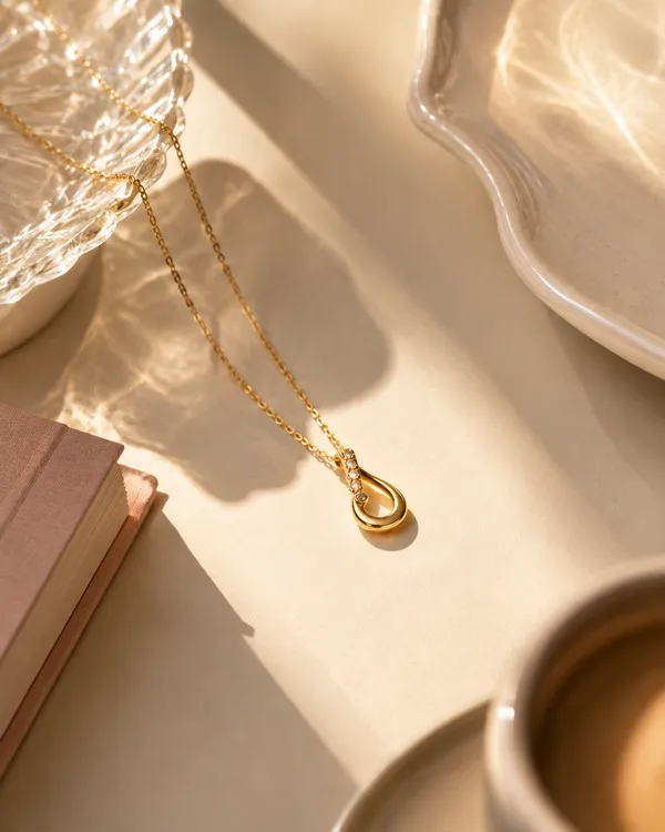 Gold_Tone_Loop_Pendant_Necklace_for_Women