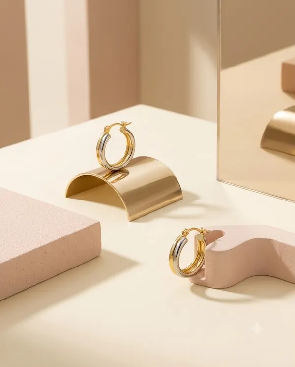 Gold_And_Silver_Tone_Hoop_Earrings_For_Women