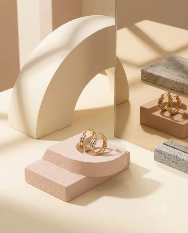 Gold_And_Silver_Tone_Hoop_Earrings_For_Women