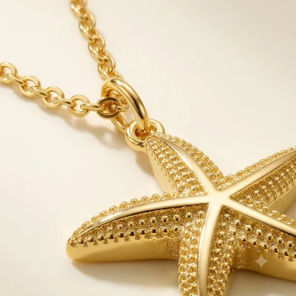 Gold_Tone_Starfish_Pendant_Necklace_for_Women