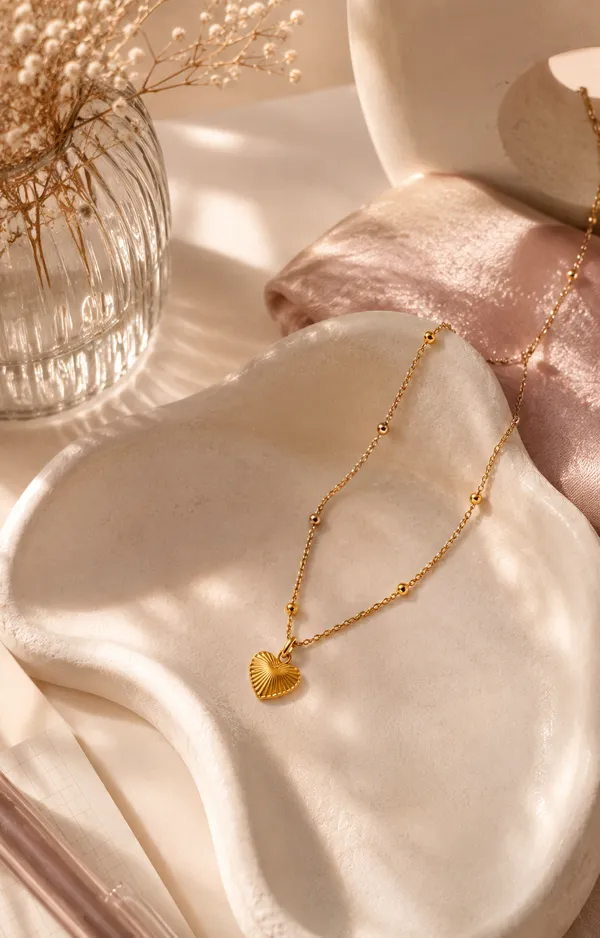 Gold_Tone_Beaded_Heart_Pendant_Necklace_for_Women