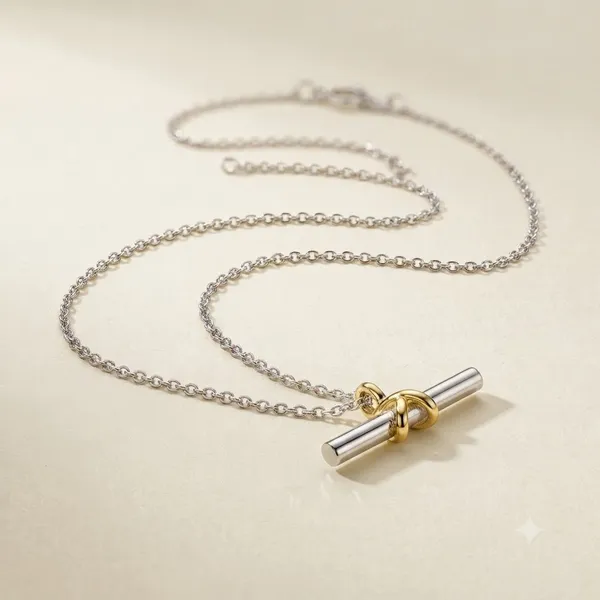 Silver_Gold_Bow_Pendant_Necklace_for_Women