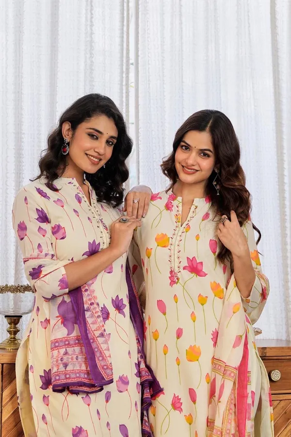 Pink_Pure_Cotton_Kurta_Pant_And_Dupatta_Set_For_Women