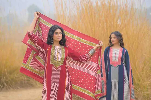 Maroon_Pure_Cotton_Kurta_Pant_And_Dupatta_Set_For_Women