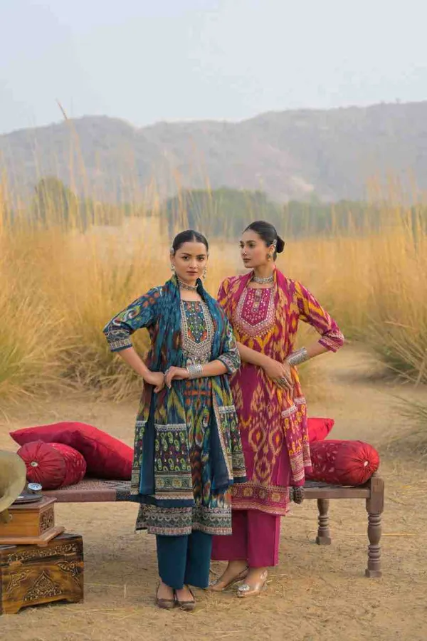 Blue_Pure_Cotton_Kurta_Pant_And_Dupatta_Set_For_Women