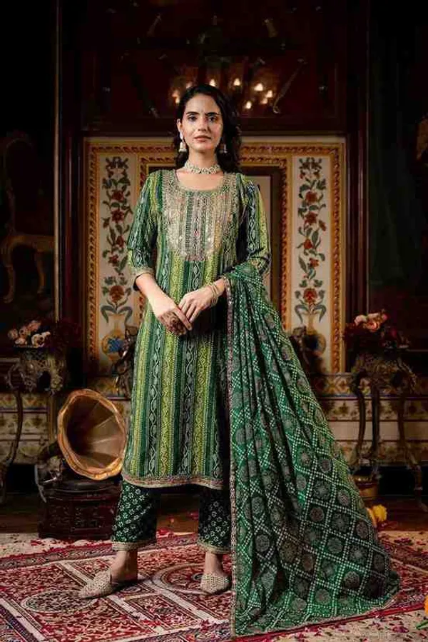 Mustard_Pure_Cotton_Kurta_Pant_And_Dupatta_Set_For_Women