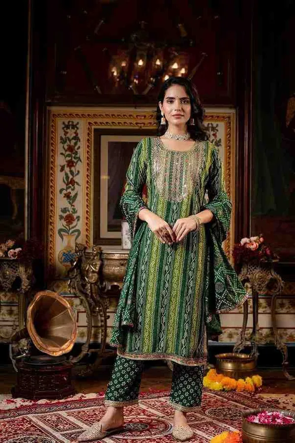 Mustard_Pure_Cotton_Kurta_Pant_And_Dupatta_Set_For_Women