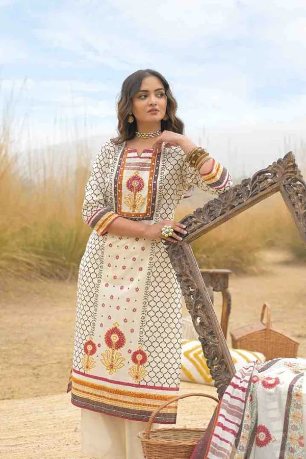 Brown_Pure_Cotton_Kurta_Set_For_Women