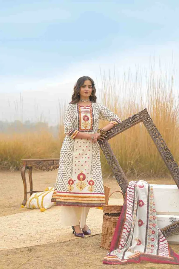 Brown_Pure_Cotton_Kurta_Set_For_Women