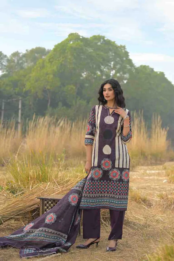 Purple_Pure_Cotton_Kurta_Pant_And_Dupatta_Set_For_Women