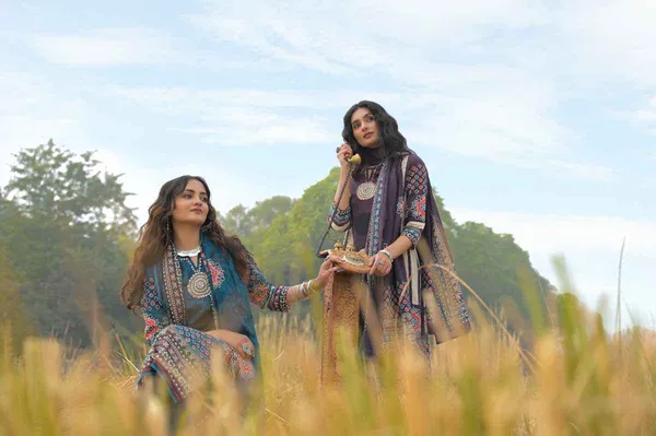 Blue_Pure_Cotton_Kurta_Pant_And_Dupatta_Set_For_Women