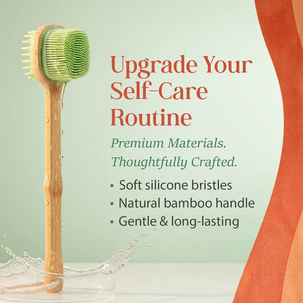 Sage_Fable_BodyLoom_Premium_Silicone_Exfoliant_&_Massager_Bath_Brush_with_Natural_Bamboo_Handle_|_Back_&_Body_Scrubber_|_Dry_&_Wet_Use_|_Premium_Self-Care