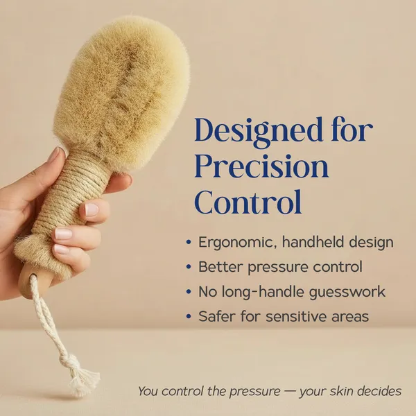 SpaGlow_Luxury_Dry_Body_Brush_|_100%_Natural_Sisal_Fiber_Exfoliating_Brush_for_Glowing_Skin,_Cellulite_&_Lymphatic_Support_|_Precision-Control_Spa_Massage_Brush