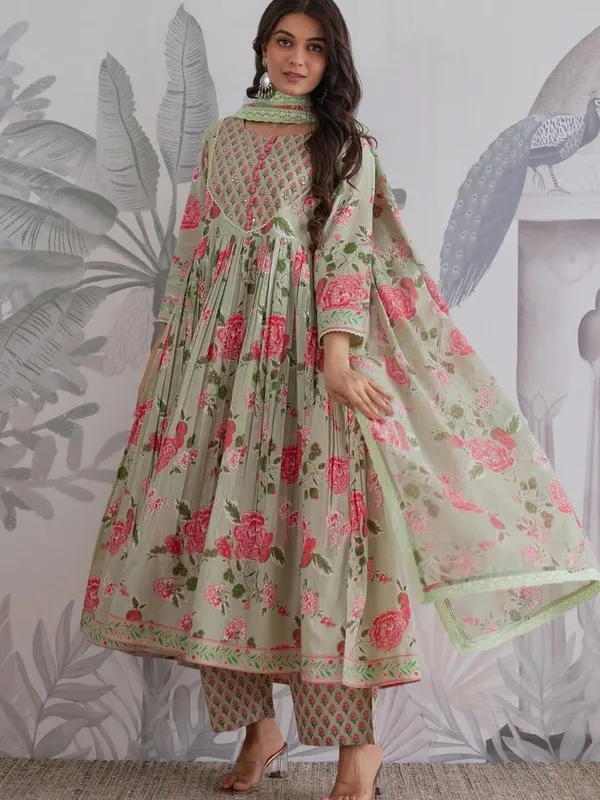 Stylish_Beautifull_Anarkali_Kurti_With_Pant_And_Dupatta_Set