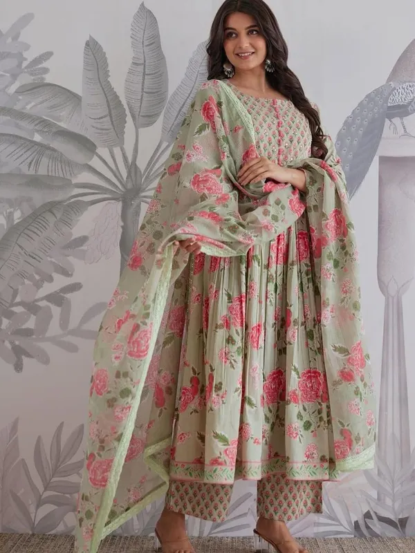 Stylish_Beautifull_Anarkali_Kurti_With_Pant_And_Dupatta_Set
