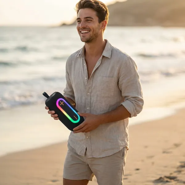 Black_Pvc_Bluetooth_Speaker_For_All_Types_Of_Smart_Phone_
And_Tablet