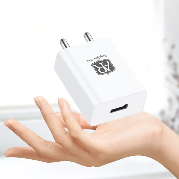A&R__2.4_Amp,_12W_Single_Port_Charger_With_Micro_USB_Data_Cable_For_All_Types_Of_Smart_Phone_And_Tablet