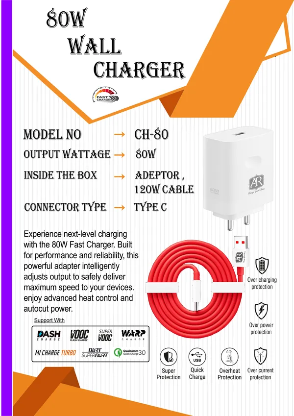White_Pvc_80W_Charger_With_Cable_For_All_Types_Of_Smart_Phone_
And_Tablet