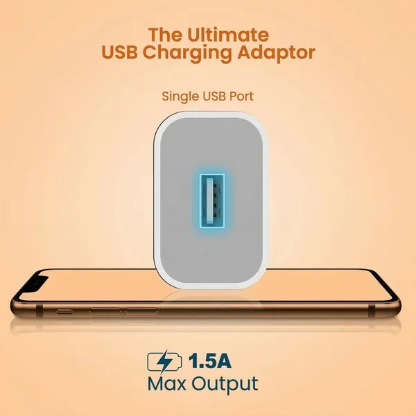 A&R_1.5_Amp_Single_Port_Charger_With_Micro_USB(V8)Cable_For_All_Types_Of_Smart_Phone_And_Tablet