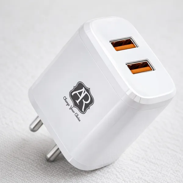 A&R__3.8_Amp_Double_USB__Charger_With_Micro_USB_Data_Cable_Cable_(1M)_For_All_Types_Of_Smart_Phone_And_Tablet