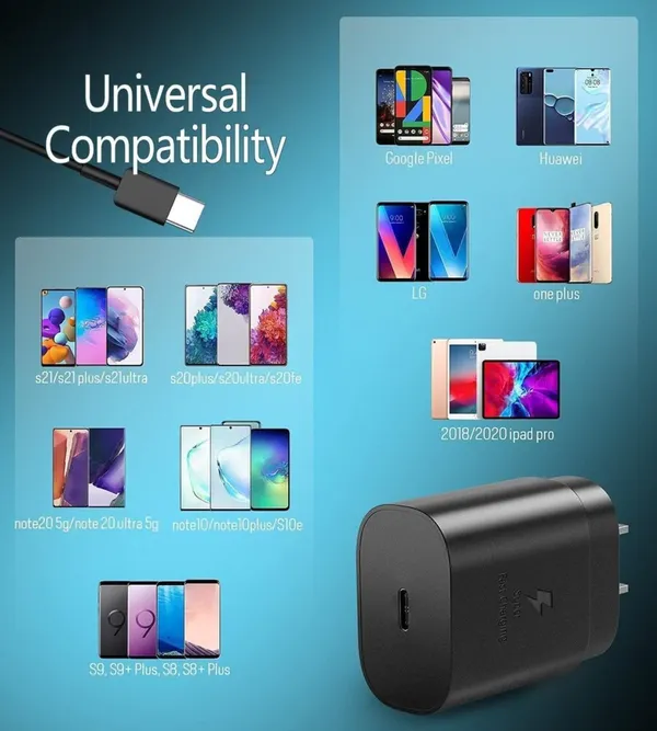 A&R_25W_Samsung_Type-C_Super_Fast_Charger_Adapter_|_C_to_C_Port_Android_Phone_Wall_Charging_Adaptor_with_C_to_C_Cable_for_Samsung_Galaxy_M35/A35/A15/M15/F15/F55/M14/F14/A34/M34/F34/A25/S23_fe/S21_fe_5G