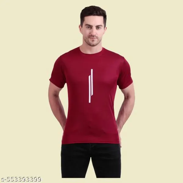 Multicolour_Poly_Cotton_Casual_Wear_T-Shirt_For_Men_Pack_Of_4