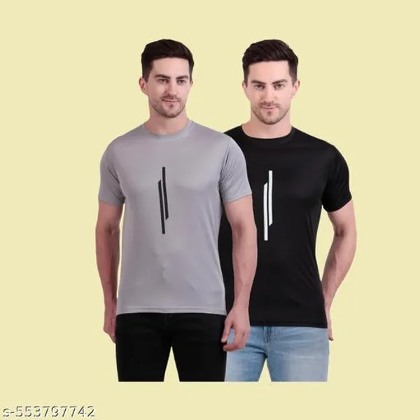 Multicolour_Polyester_Casual_Wear_T-Shirt_For_Men_Pack_Of_2