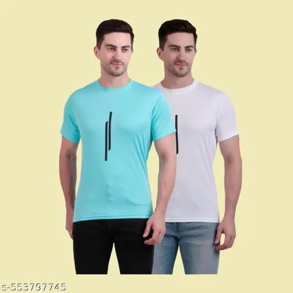 Multicolour_Polyester_Casual_Wear_T-Shirt_For_Men_Pack_Of_2