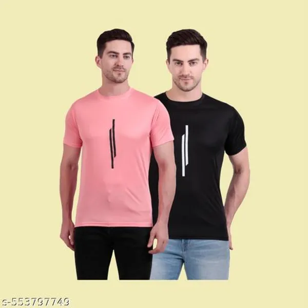 Multicolour_Polyester_Casual_Wear_T-Shirt_For_Men_Pack_Of_2