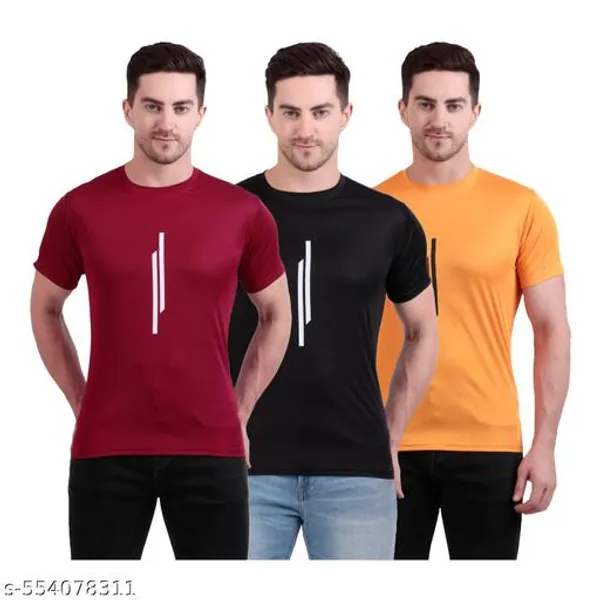 Multicolour_Polyester_Casual_Wear_T-Shirt_For_Men_Pack_Of_3
