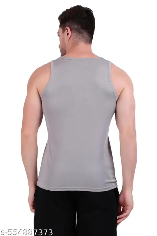 Black_And_Grey_Polyester_Casual_Wear_T-Shirt_For_Men_Pack_Of_2