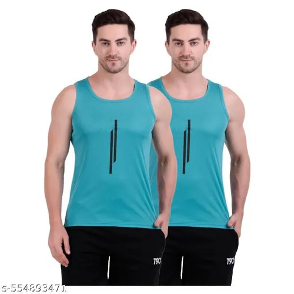 Blue_Polyester_Casual_Wear_T-Shirt_For_Men_Pack_Of_2
