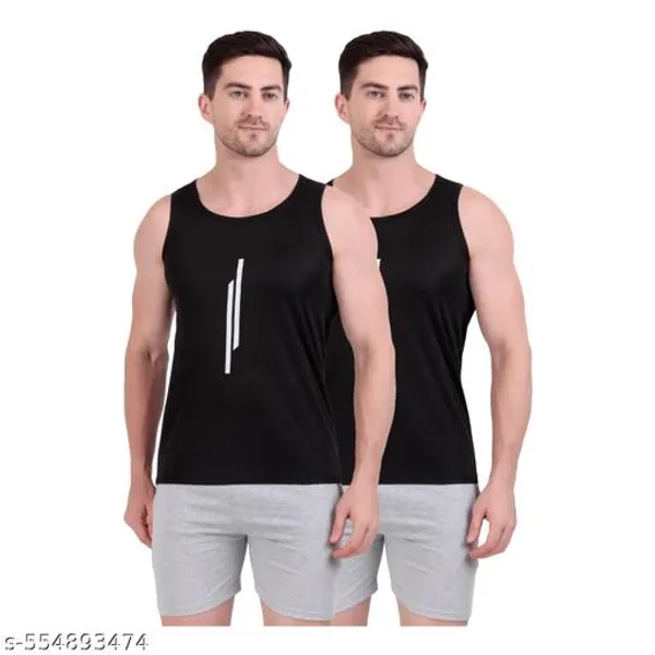 Black_Polyester_Casual_Wear_T-Shirt_For_Men_Pack_Of_2