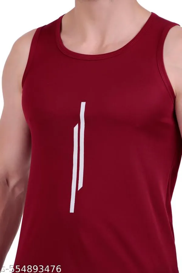 Black_And_Maroon_Polyester_Casual_Wear_T-Shirt_For_Men_Pack_Of_2