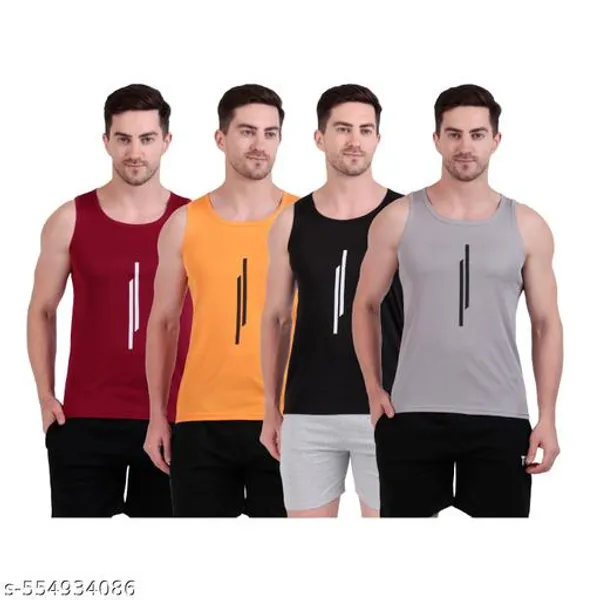 Multicolour_Polyester_Casual_Wear_T-Shirt_For_Men_Pack_Of_4