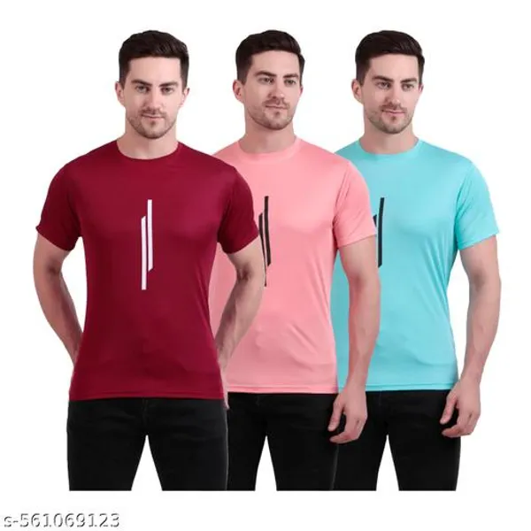 Multicolour_Polyester_Casual_Wear_T-Shirt_For_Men_Pack_Of_3
