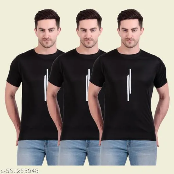Black_Polyester_Casual_Wear_T-Shirt_For_Men_Pack_Of_3