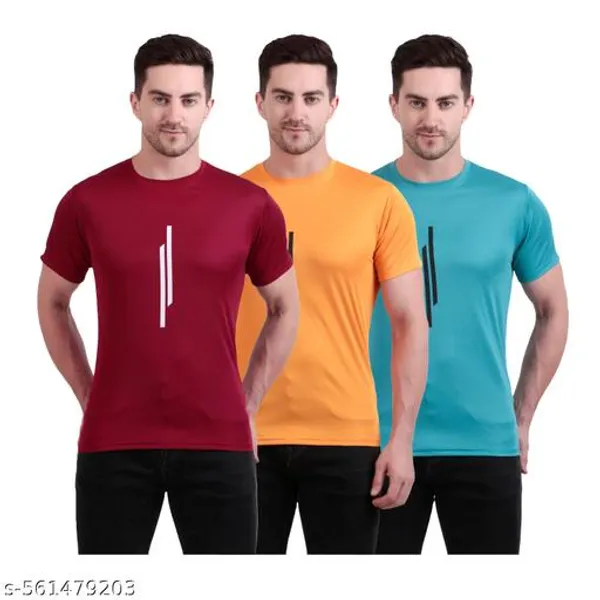 Multicolour_Polyester_Casual_Wear_T-Shirt_For_Men_Pack_Of_3